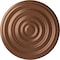 Ekena Millwork Carton Smooth Ceiling Medallion (Fits Canopies up to 9 1/8"), 29 1/8"OD x 1 1/2"P, Polished Copper CM29CAPOS - alternate 1